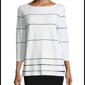 Lafayette 148 boat neck sweater